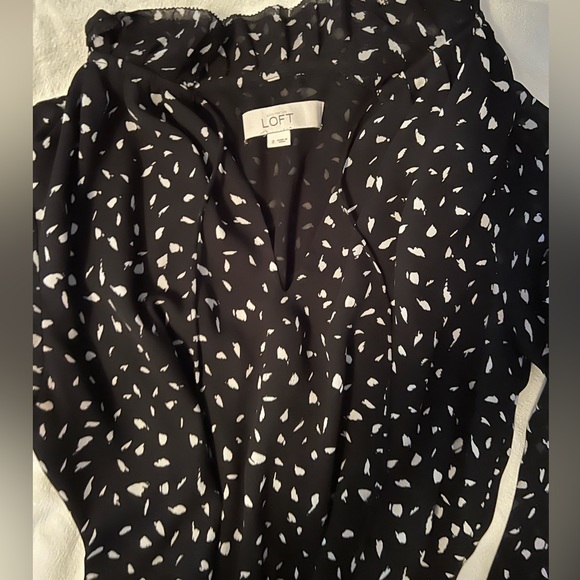 LOFT Black and white dress - Picture 5 of 6